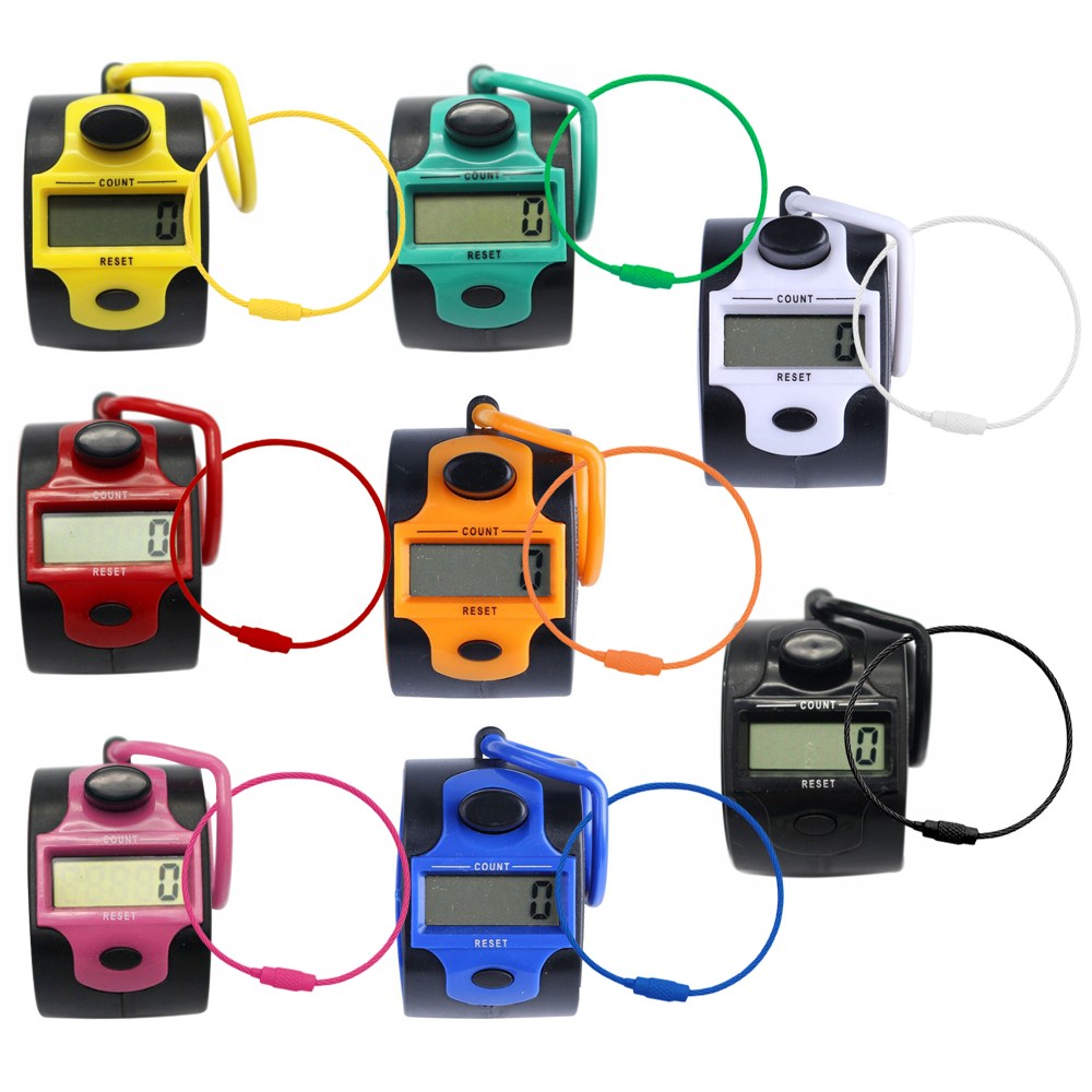 (디지탈 계수기+와이어링 ) 디지털 계수기 수동 칼라 숫자 계수기 헬스 만보계 카운터기 7,400원