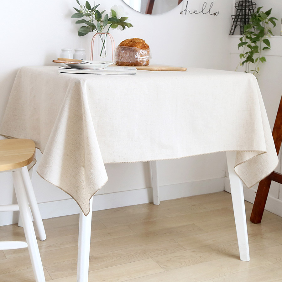 까사베르데 린넨 식탁보, 베이지핀턱마감, 4인(130 x 150cm), 1개 13,900원