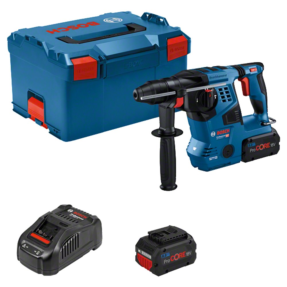 보쉬 GBH18V-28C 세트 충전 로터리 해머드릴 SDS Plus, 1세트, GBH18V-28C(Procore8.0Ahx2B) 938,000원