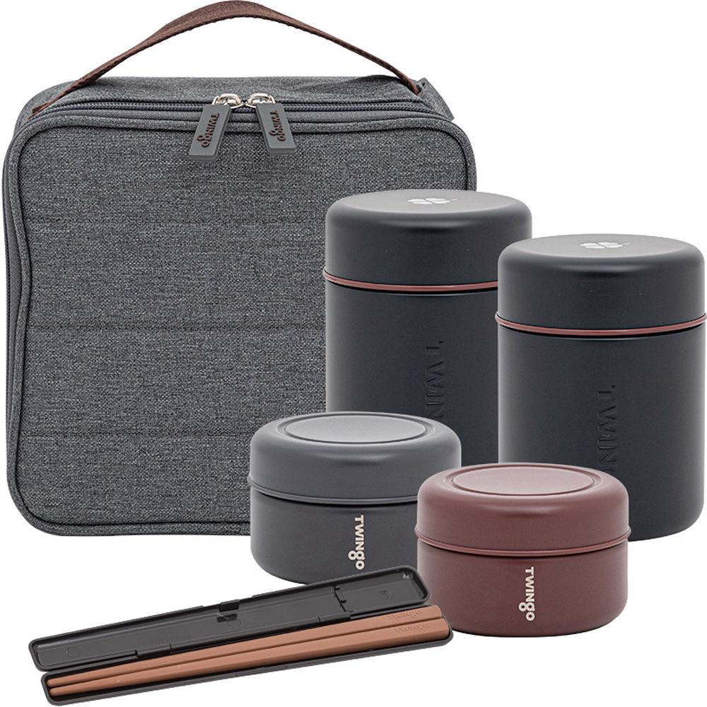 트윙고 클로버 보온도시락 5종 세트, 블랙에디션, 1개 42,730원