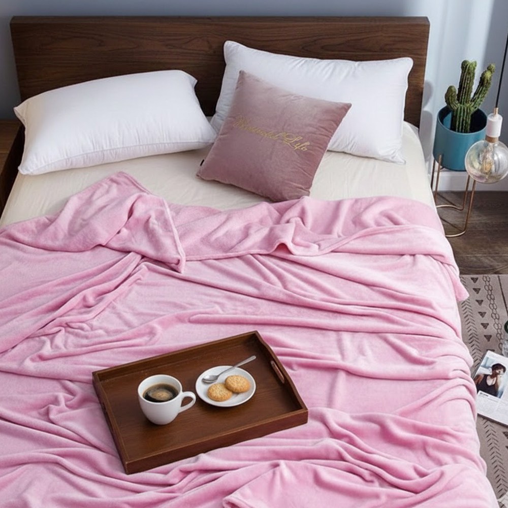 프리미엄 고급 다용도 부드러운 고밀도 극세사 담요 14,700원