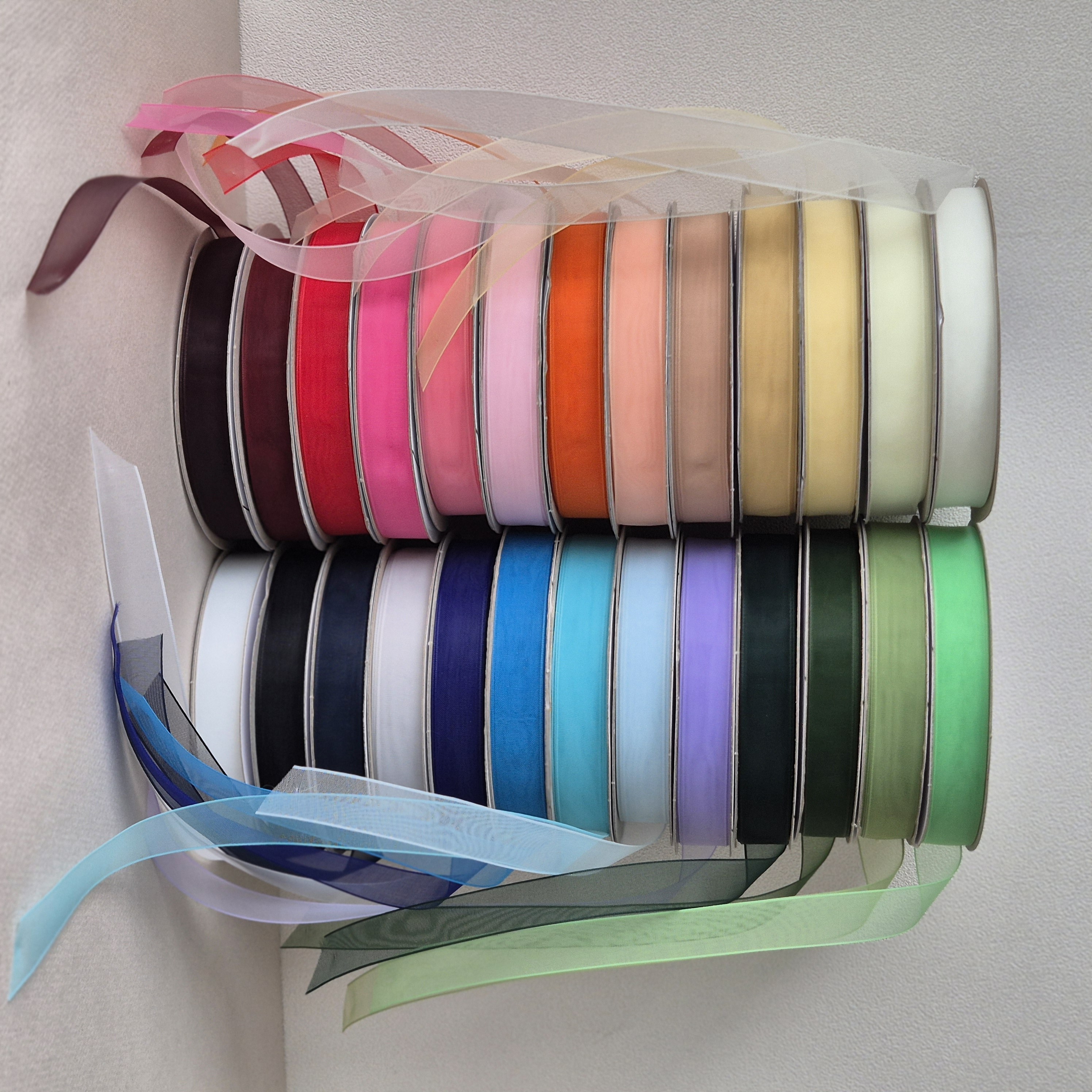 라인패키지 무광 오간디리본 선물포장 리본 끈 30yd, 현재가 9,300원