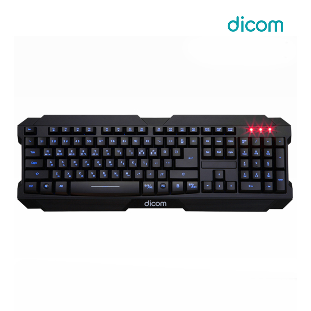 디콤 PERSEUS GK-1 매크로 게이밍키보드 안티고스팅 온보드메모리 윈도우키잠금 밝기조절, PERSEUS GK-1, 블랙 27,000원