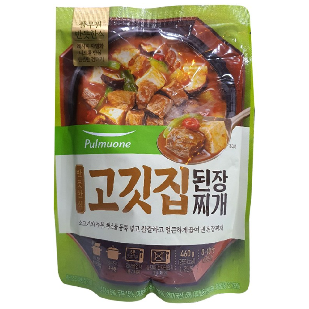 풀무원 반듯한식 고깃집 된장찌개 10개 (1박스), 460g, 10개 49,800원
