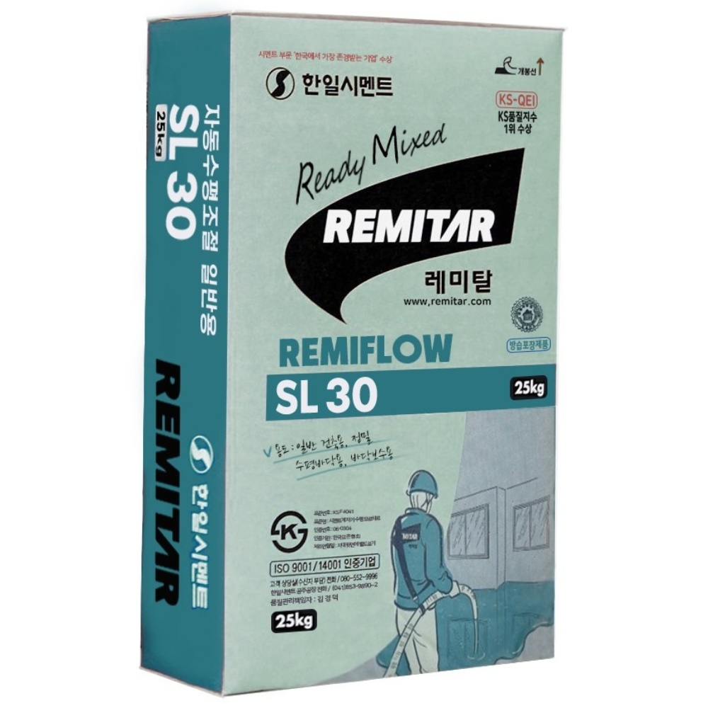 한일시멘트 SL30 자동 수평 레미탈 몰탈 25kg, 1개 22,500원