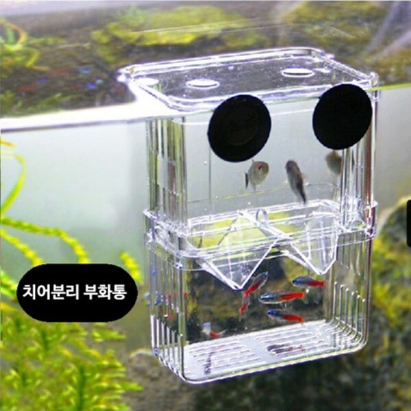 유메이 부화통 (M) / 다기능구피부화통 치어분리통 2,700원