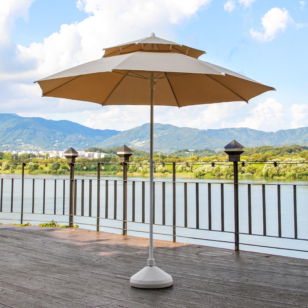 프리 2300 파라솔 원형 플라스틱 8.5KG 베이스 포함, 선택:브라운 50,800원