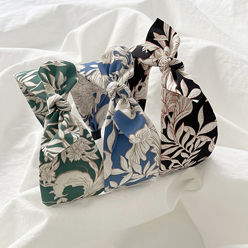 (국내제작) 로맨틱모모 쿨썸머 에스닉 동안 리본 반다나 헤어밴드 안아픈머리띠 12,900원