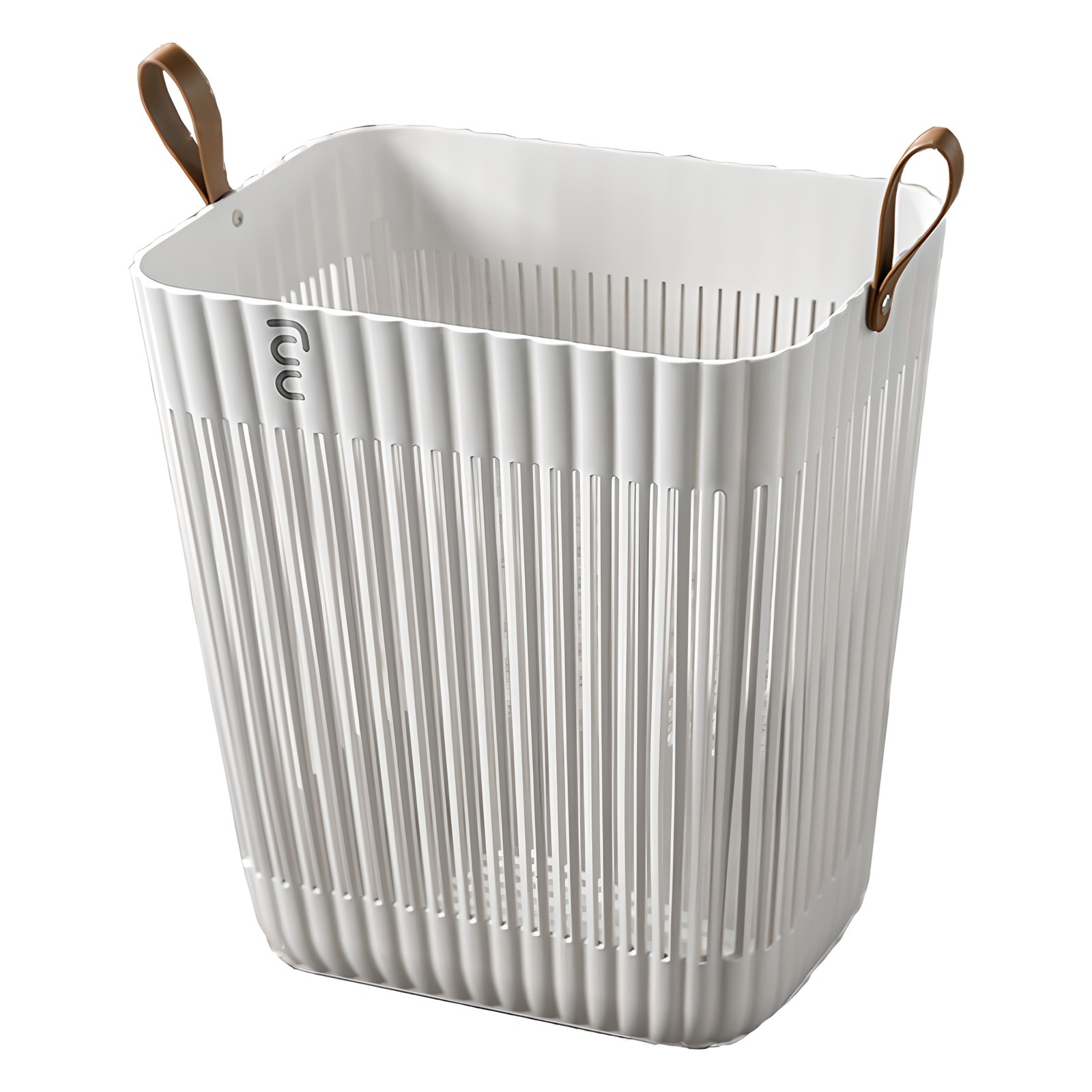 에버하우스 라인 다용도 수납 세탁 바구니 사각, 화이트 11,800원