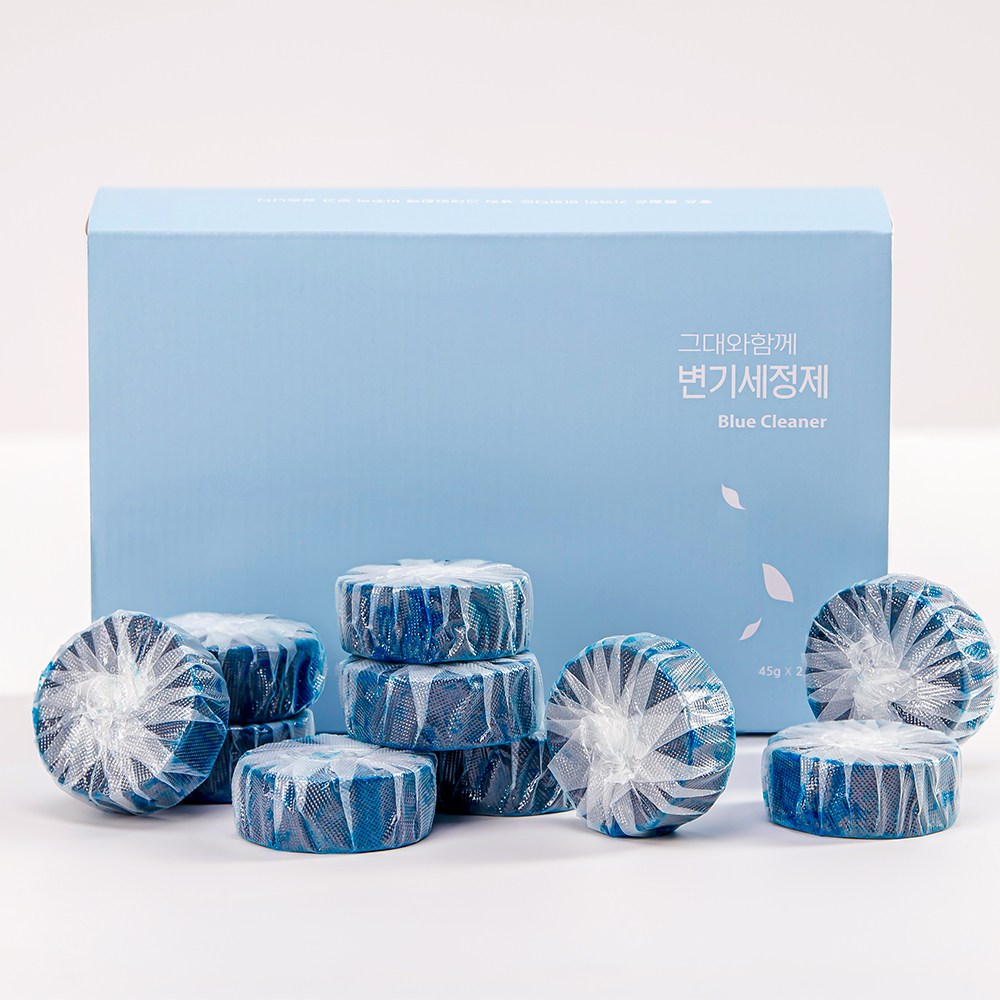 그대와함께 300번 물내리는 변기세정제 프리미엄 1+1, 40개, 45g 15,880원