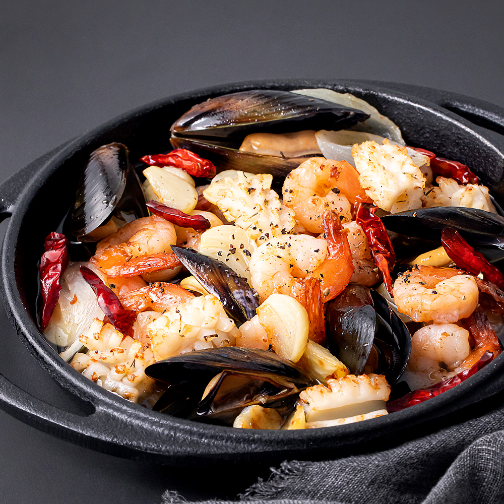 바다자리 푸짐한 해물감바스(2~3인분), 520g, 1세트 17,200원