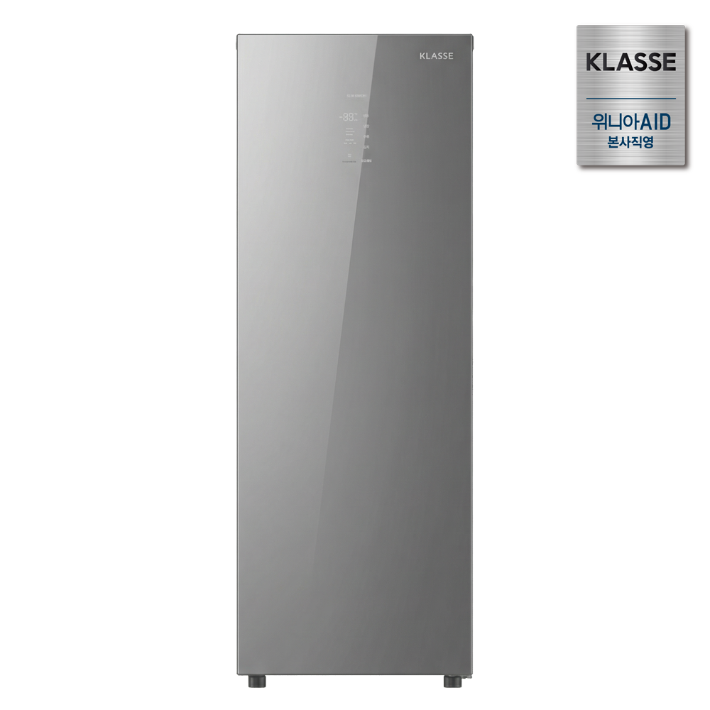 [25년 신제품] 위니아에이드 클라쎄 컨버터블 미니 스탠드형 김치냉장고 1도어 글라스모델 KAB112SSG4GPV(AK) 용기 FULL 기본구성, KAB112SSG4GPV(AK) 609,000원
