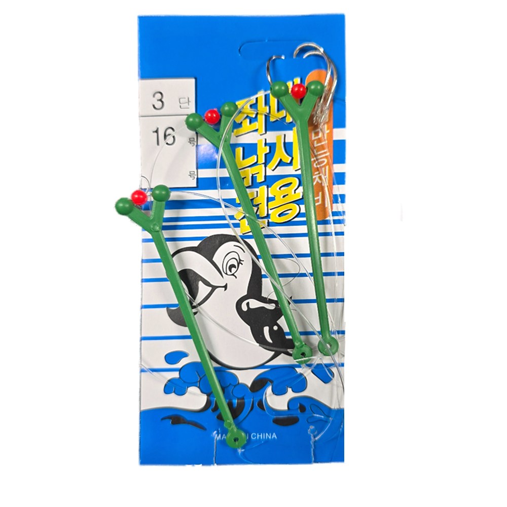 999피싱 세이코 낚시 바늘 3단 만능 채비 감성돔 벵에돔 광어 우럭 서해 선상 원투 낚시 3,090원