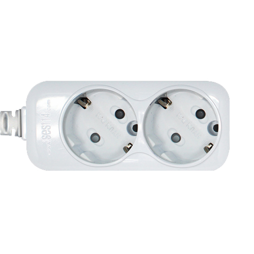 현대일렉트릭 안전한 국내산 일반 16A 2구 멀티탭, 화이트, 1개 11,090원