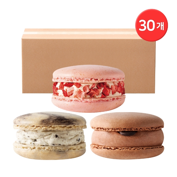 기타 CJ프레시웨이 수제마카롱 혼합구성 총 30개 / 초코 10 + 딸기 오레오 32,290원