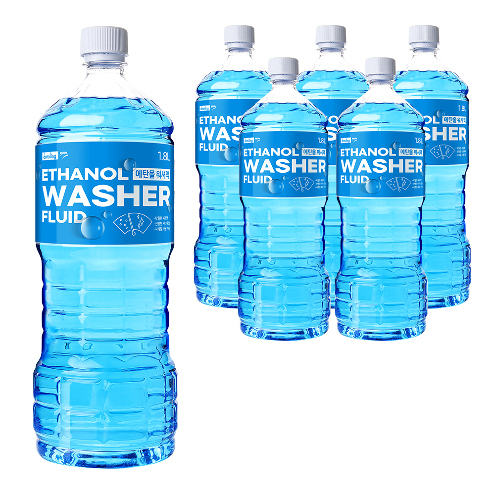 디테일링프로 에탄올 워셔액, 6개, 1.8L 22,600원