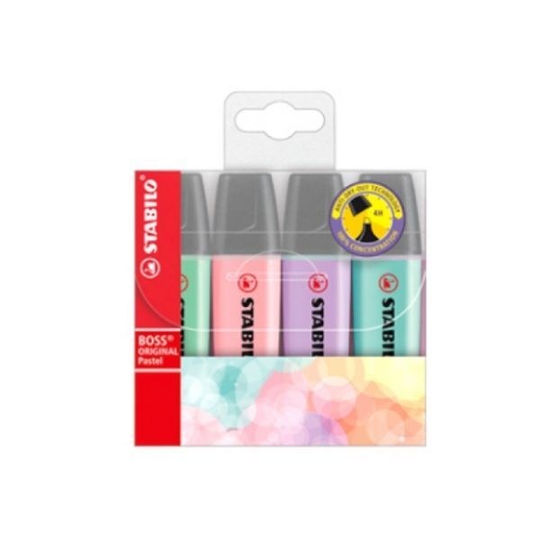 스타빌로)보스파스텔형광펜, 1개, 4색(J99603) 16,000원