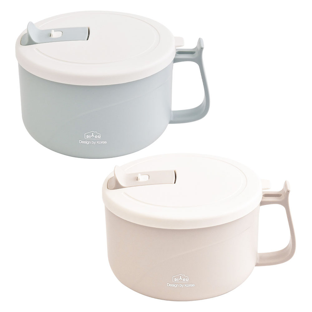 디유 전자레인지에 가능한 스텐렌지팟 1.2L x 2종 세트, 아이보리, 민트, 1세트 13,910원