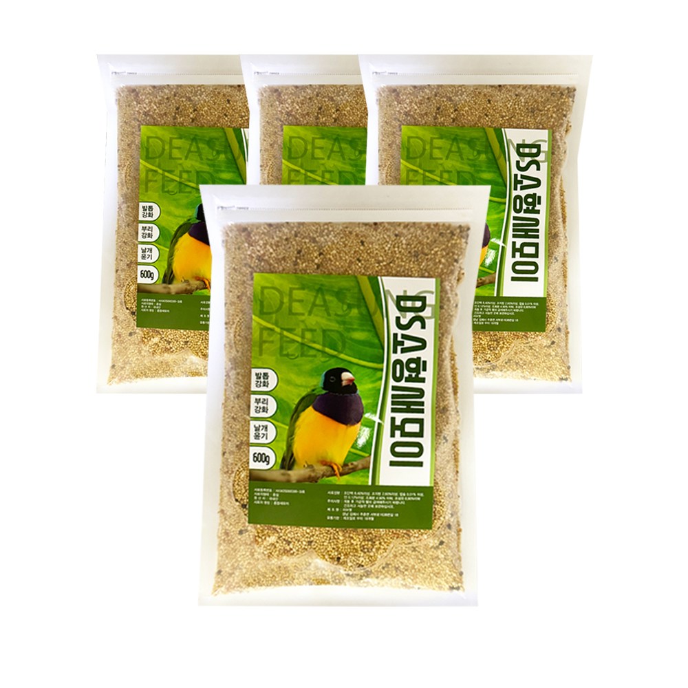 십자매 잉꼬모이 카나리아 호금조 영양 사료 휜치 소형새 먹이 15,200원