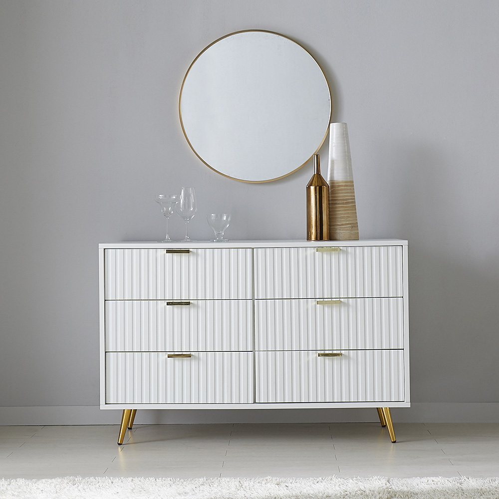 미자크 아이린 3단와이드서랍장 / 템바보드 옷서랍장 수납장 화이트 1200, 화이트 189,900원