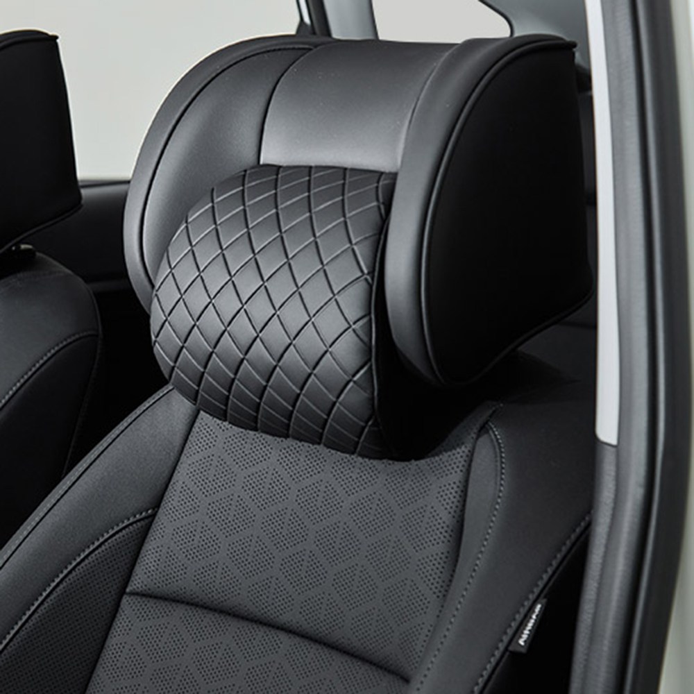 아임반 SP누빔 2세대 목쿠션 일체형 헤드레스트 차량용 목쿠션 자동차 목베개 1P, 1개, 모노블랙 139,900원