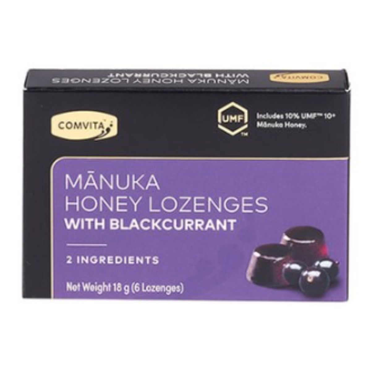 [본사정품] 콤비타 마누카꿀 로젠지 블랙커런트 6개입 (1박스/3박스/5박스), 18g, 1박스 15,000원