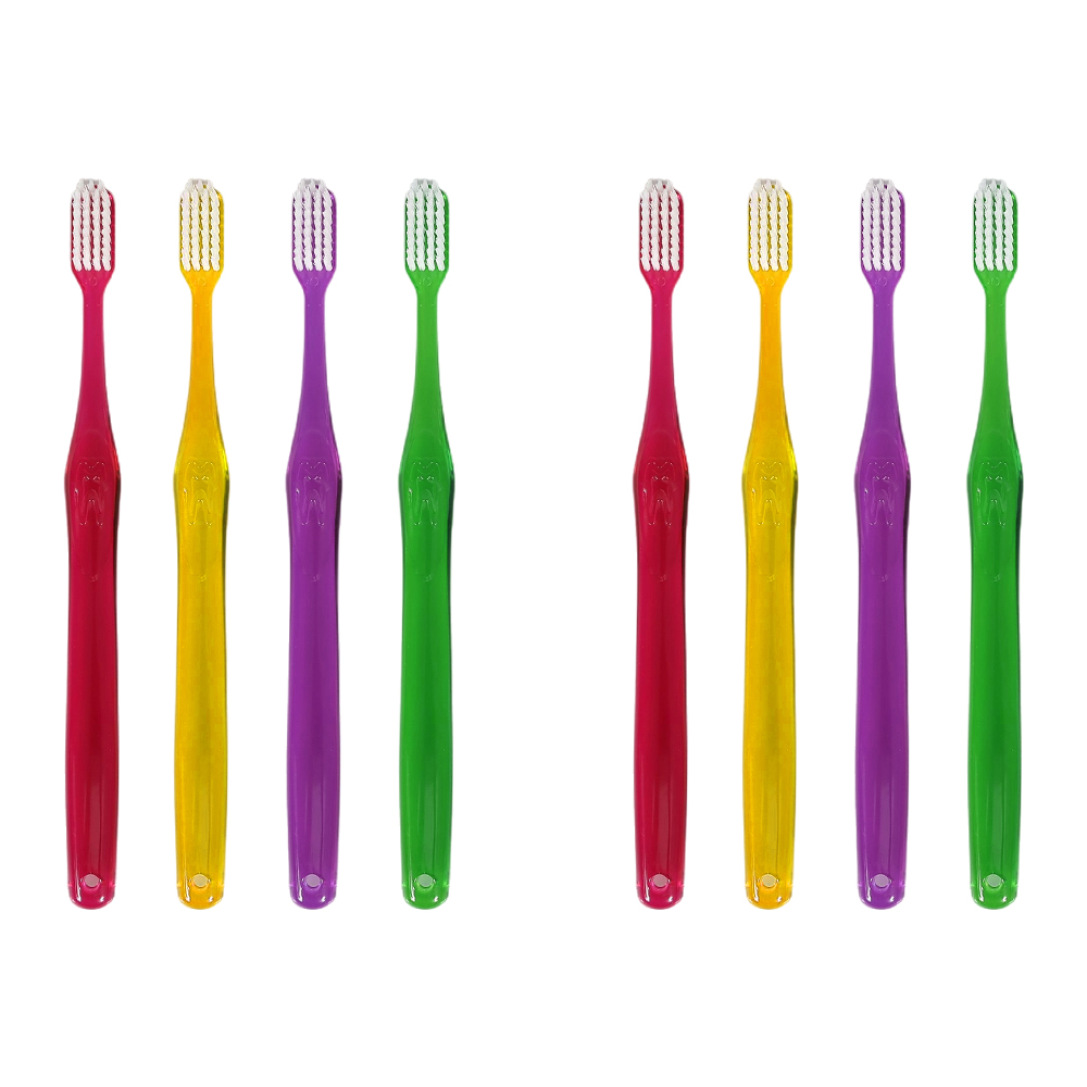 치과칫솔 국산 이중 미세모 부드러운 탄력 모 덴탈 칫솔캡 포함, 1세트, 8개입 8,600원