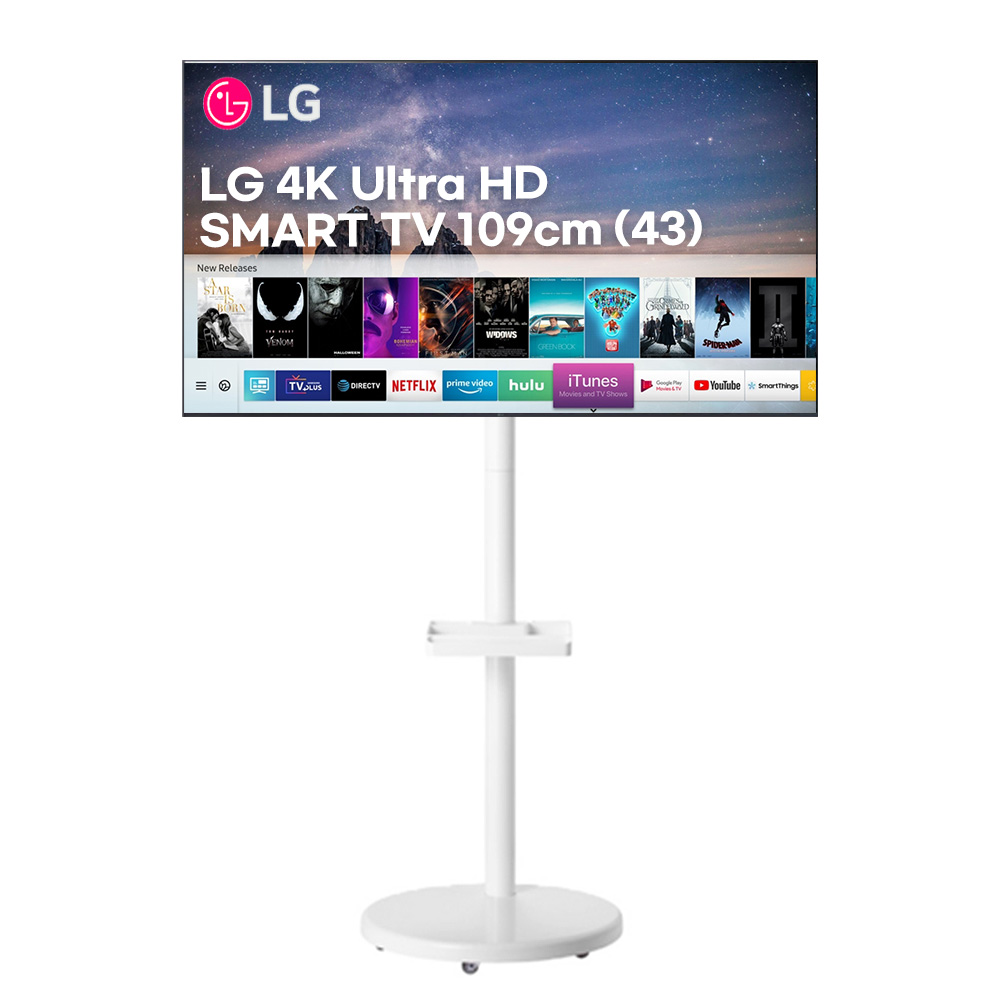 LG 43인치 4K UHD 스마트 TV 43UQ7070 화이트 이동식 스탠드 엘텐바이미, 방문설치, 스탠드형, 43UQ7070 이동형 엘탠바이미, 43인치 649,000원