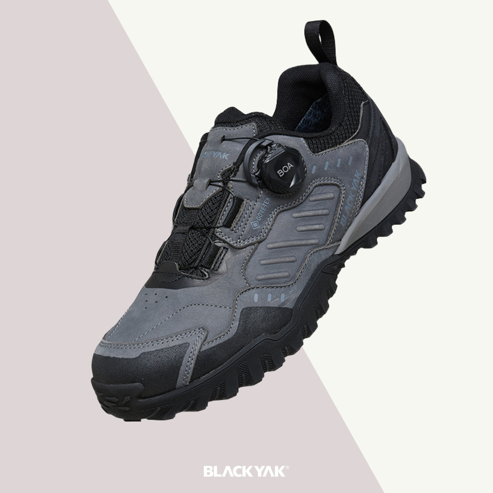 블랙야크 트레킹화 남성 여성 등산화 고어텍스 방수 다이얼 운동화 . 요크셔 더퍼스트 D GTX ABYSHX3941 그레이 169,500원