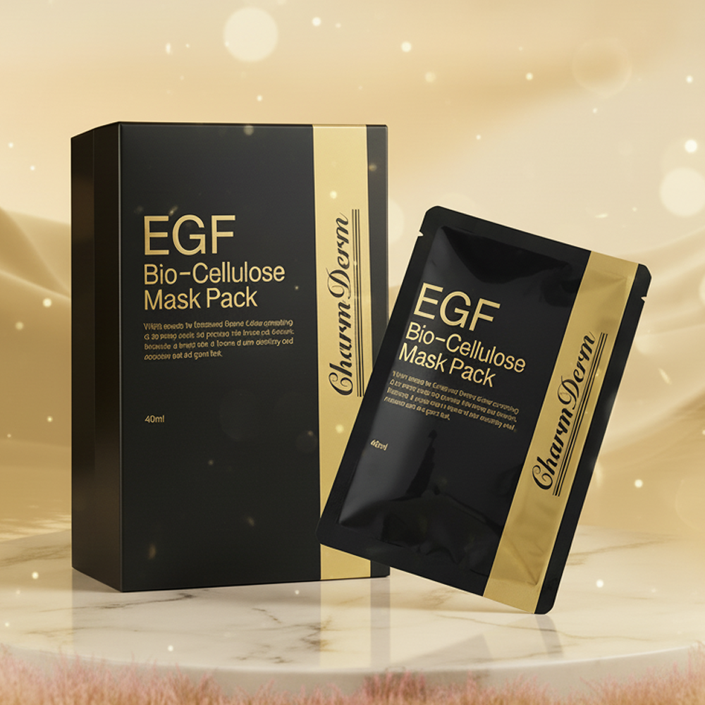 [Charm Derm] EGF 바이오 셀룰로오스 3겹 마스크 팩 40ml 10매 86,000원