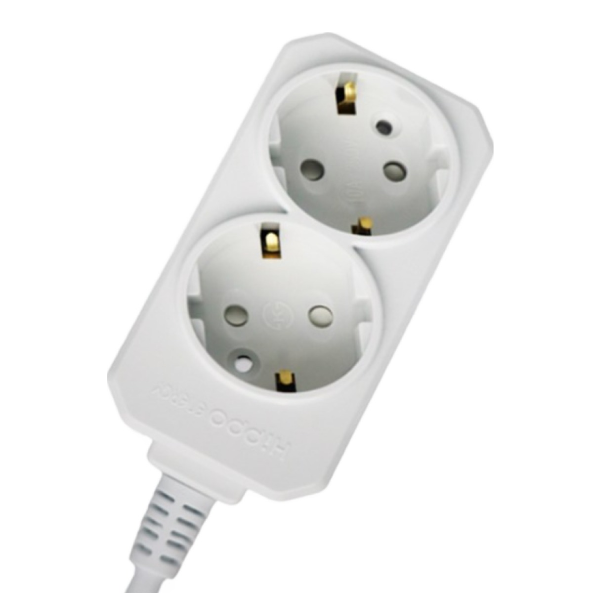 HiPPO 히포 국산 일반 접지 멀티탭 2구 (2개입) 10A 통합 절전 안전 접지, 1개, 화이트, 10m 16,500원