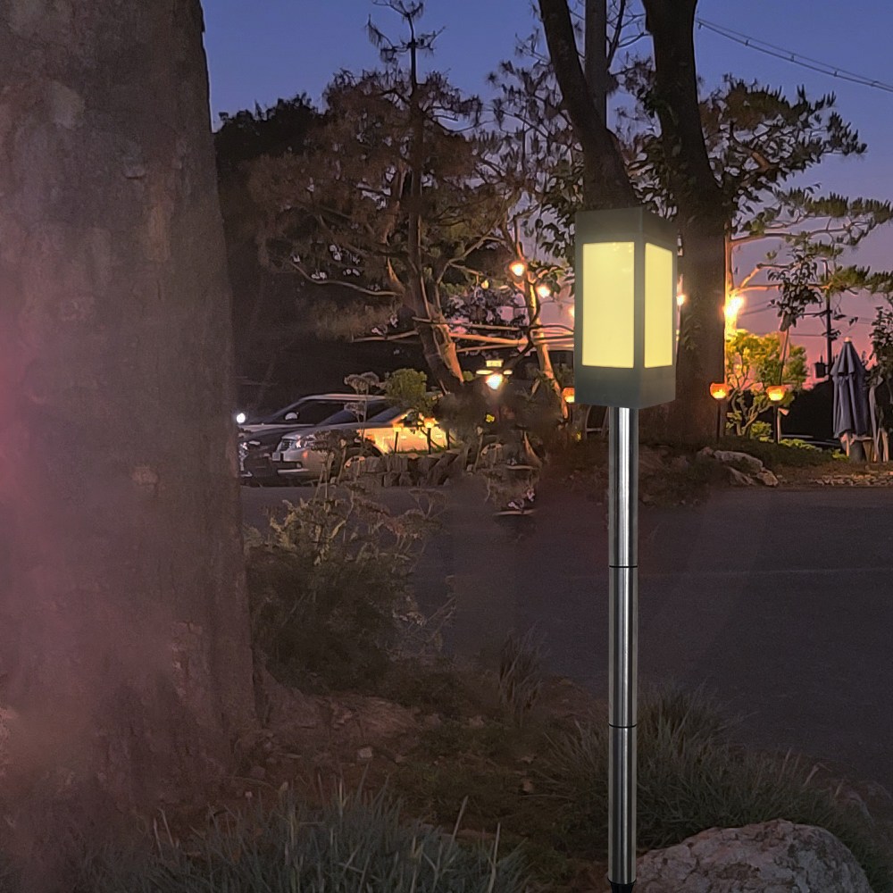 솔까든 태양광 사각정원등 2가지 불빛 3가지 타입 LED정원등 태양광카페등 무드있는 정원 마당 잔디조명 인테리어 야외 방수 조명 17,830원