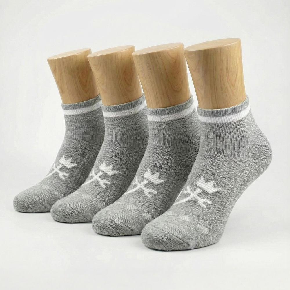 까스텔바작 CSM28HU 볼드아이콘 압박쿠션 단목 국산 골프 양말 4켤레, 4개, 그레이 20,000원