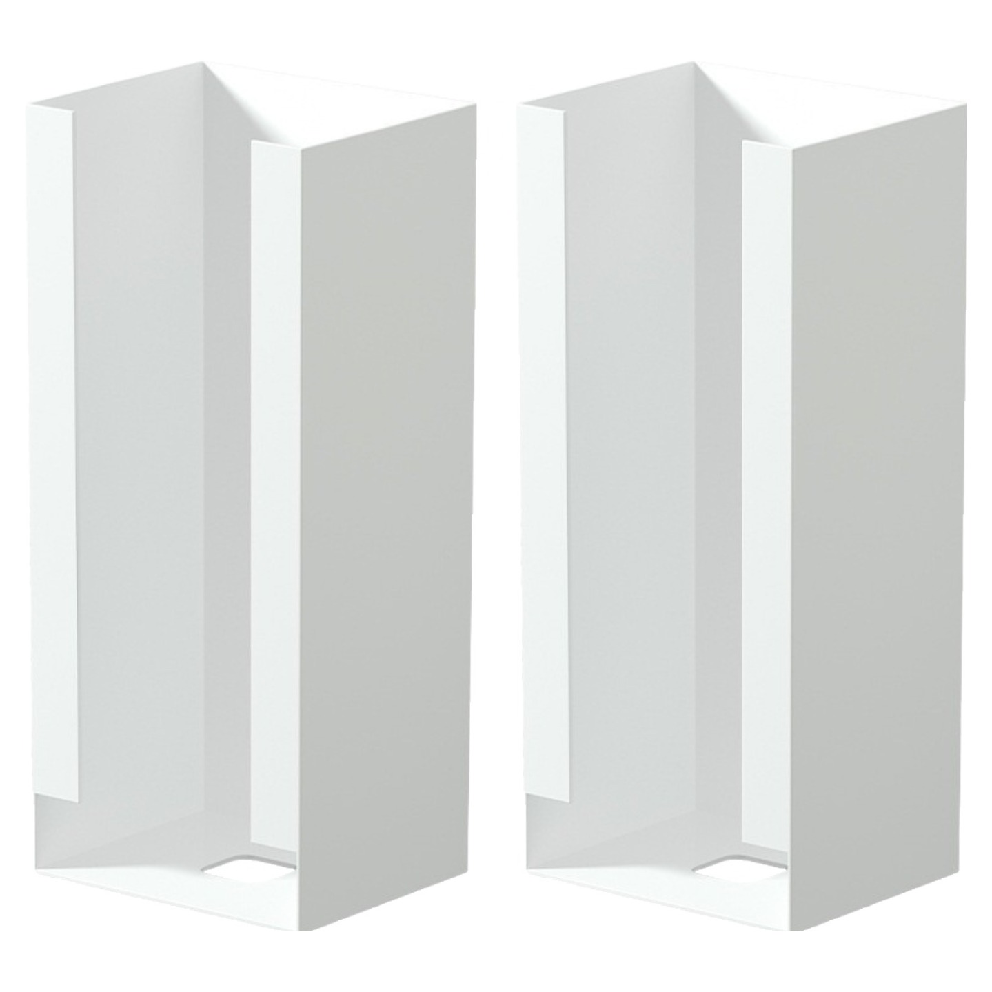 피앤케이 다용도 수납 라면정리함 주방 정리함, 화이트, 2개 19,770원