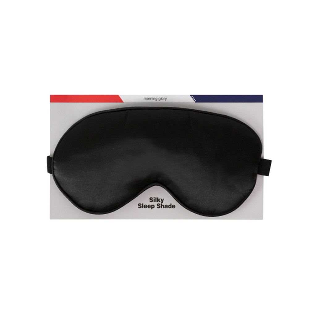 4000 모닝글로리 실키 수면안대 블랙  불면증 눈가리개 3,200원