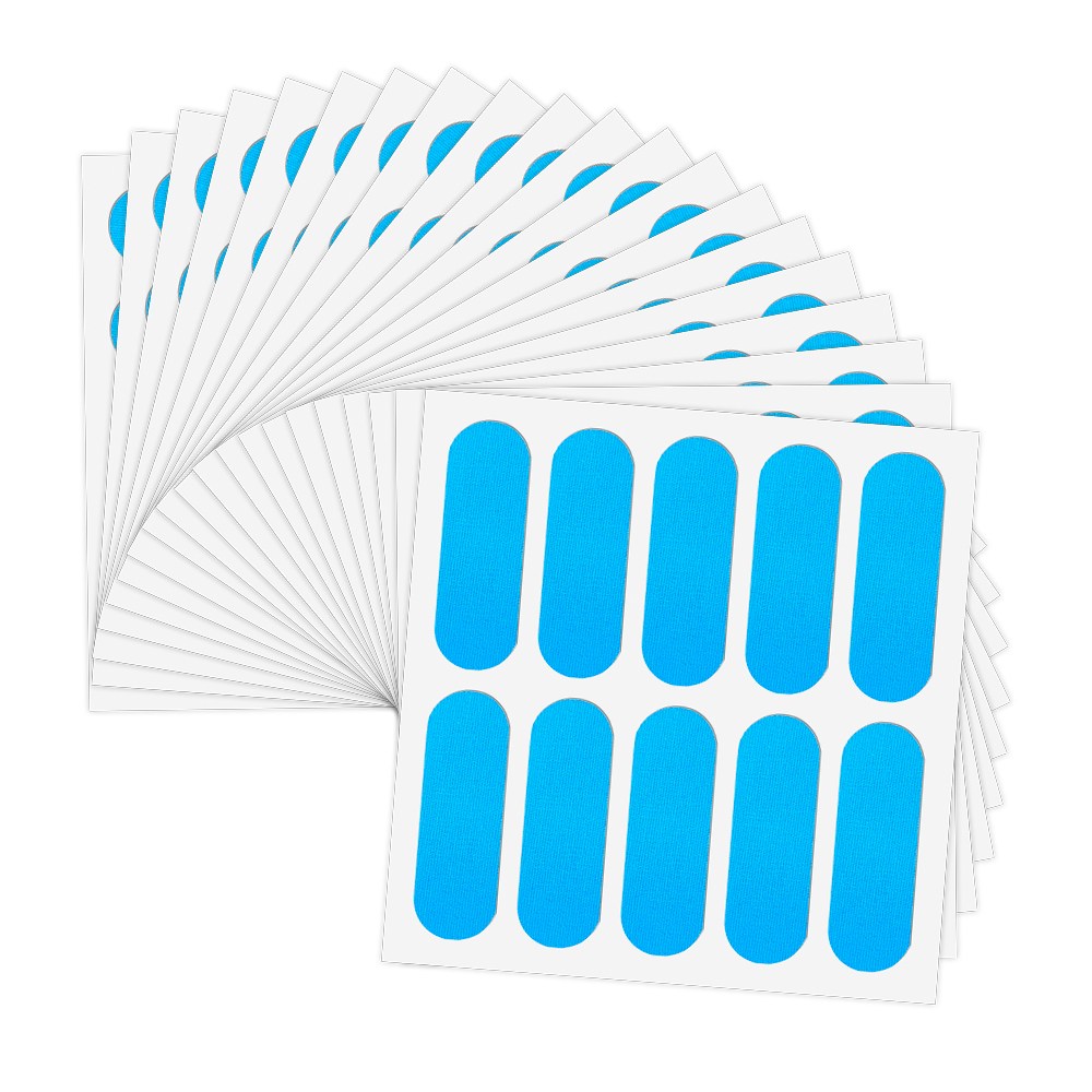 BUZOO 볼링엄지 테이프 타이밍 테이프타이밍 프리컷 볼링 테이프 200개, 20세트, 푸른색 16,000원