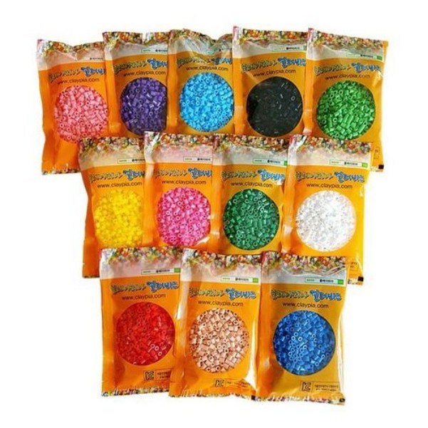 컬러비즈 5mm 약1000개입 1,000원