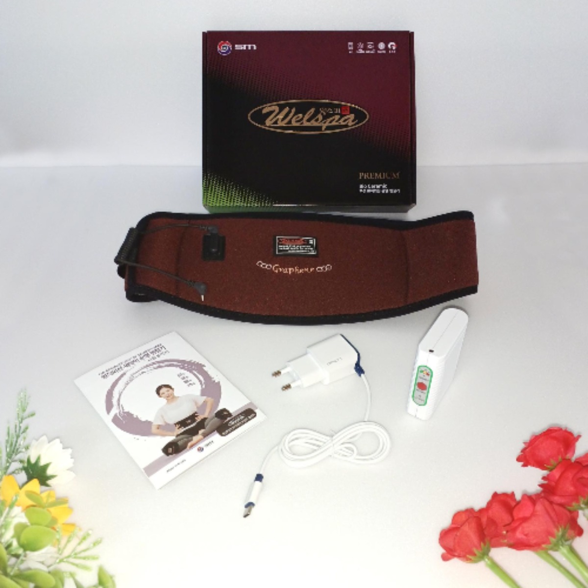 웰스파 세라믹 온열 복대 충전식 허리 발열 벨트 찜질기 108,000원