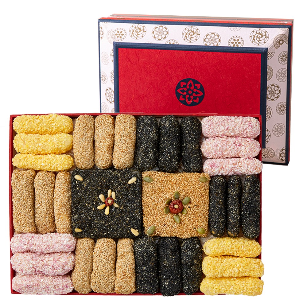 강릉은정한과 한지1호 3단 선물세트 (전통 유과 한과 명절선물 답례품 설날선물 추석선물 부모님선물 상견례선물), 1개, 1kg 73,000원