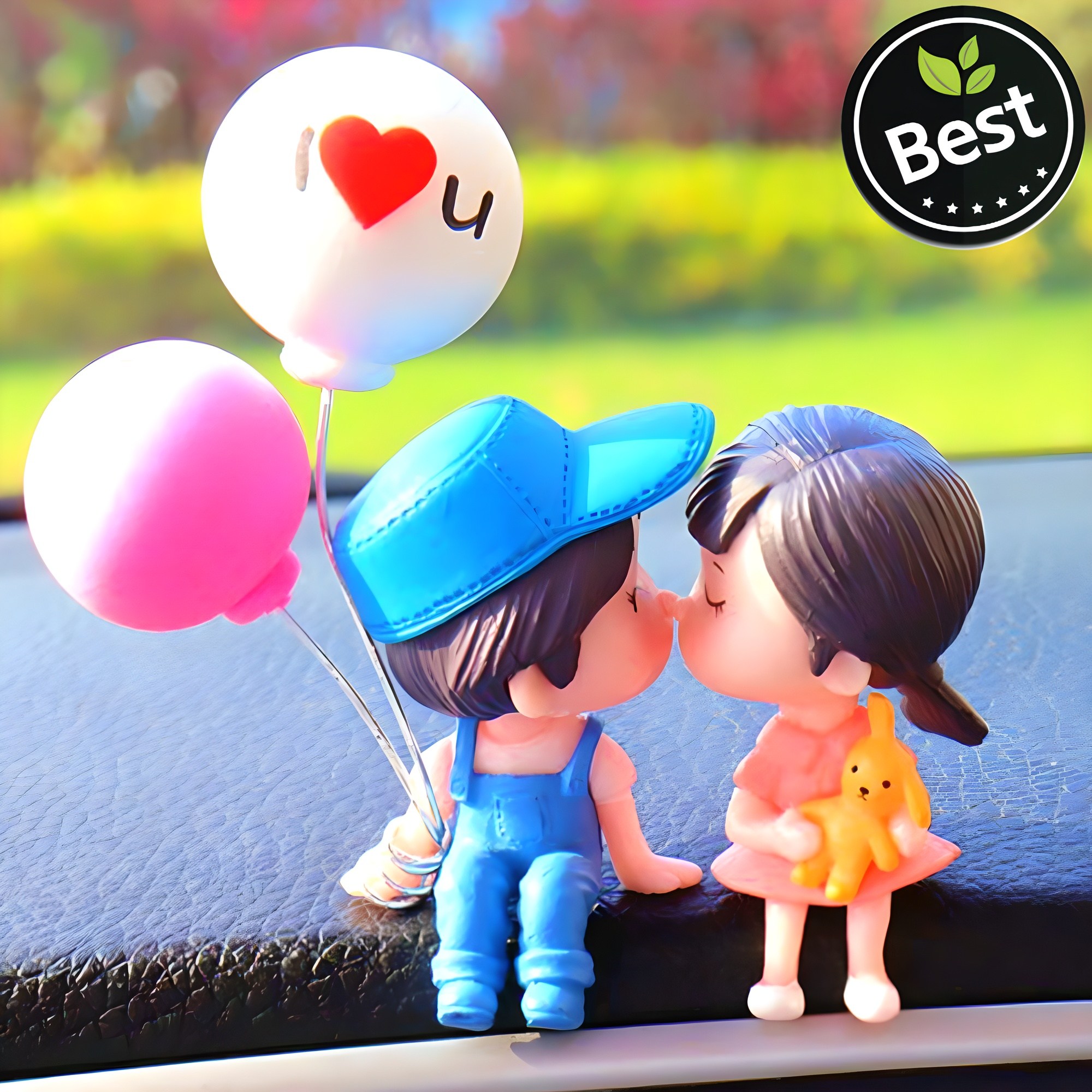 피에스러브미 큐티 커플 자동차피규어 주차알림데코 9,910원