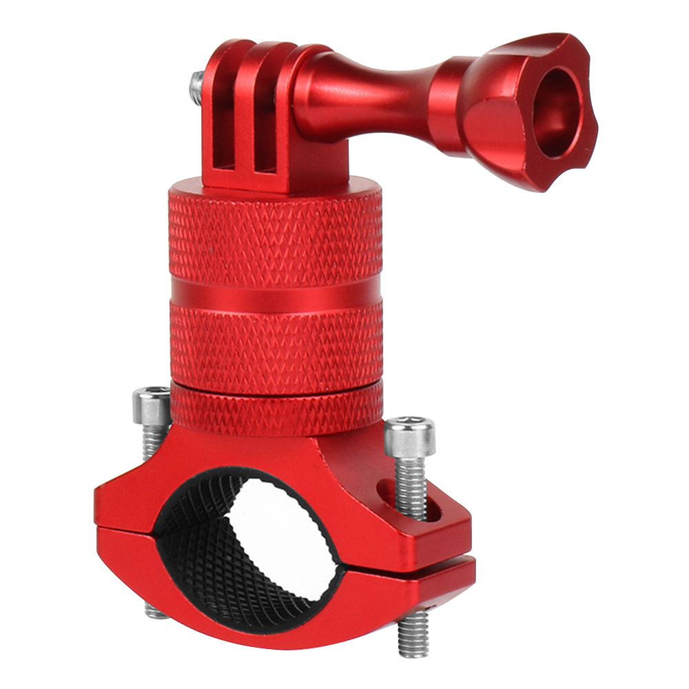 스페이스쉴드 고프로 액션캠 호환 360도 회전 알루미늄 핸들바 마운트 레드, 단일상품, 1개 16,540원