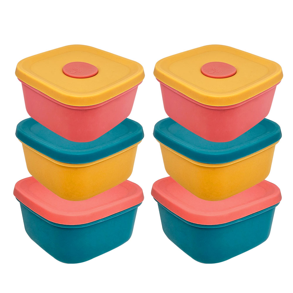 국산 실리콘밥팩 냉동밥보관용기 전자레인지 밀폐 소분용기 300ml, 6개, 혼합 36,100원