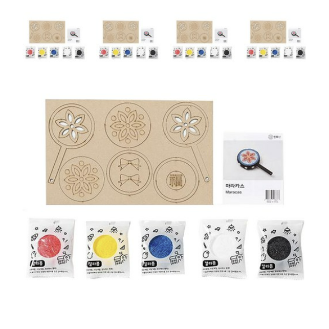 민화샵 칼라폼 클레이 마라카스 쉐이커 만들기 세트 80,900원
