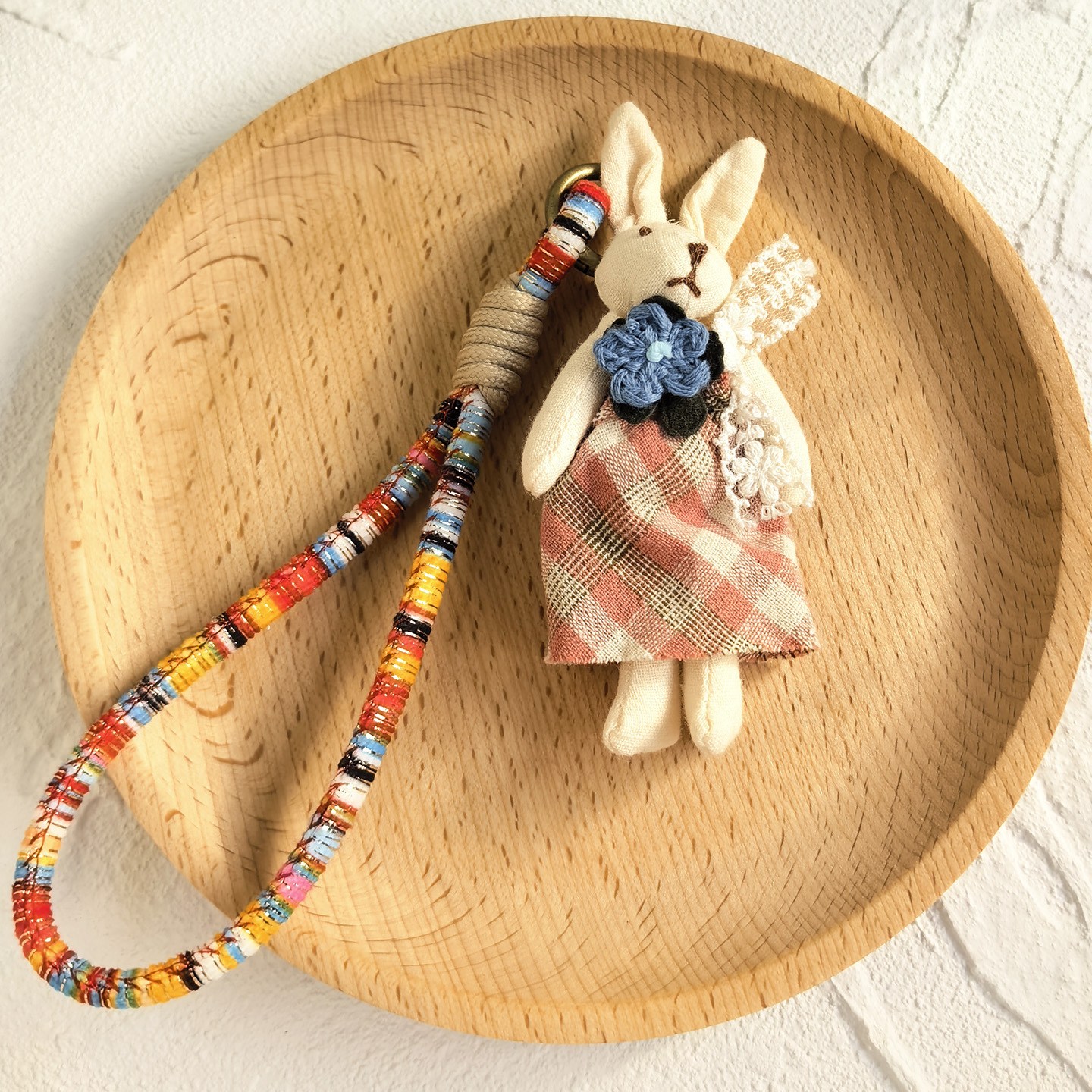 대인즈 귀여운 동물 다양한 펠트 키링 열쇠고리, 1개, 02-핑크토끼 11,990원