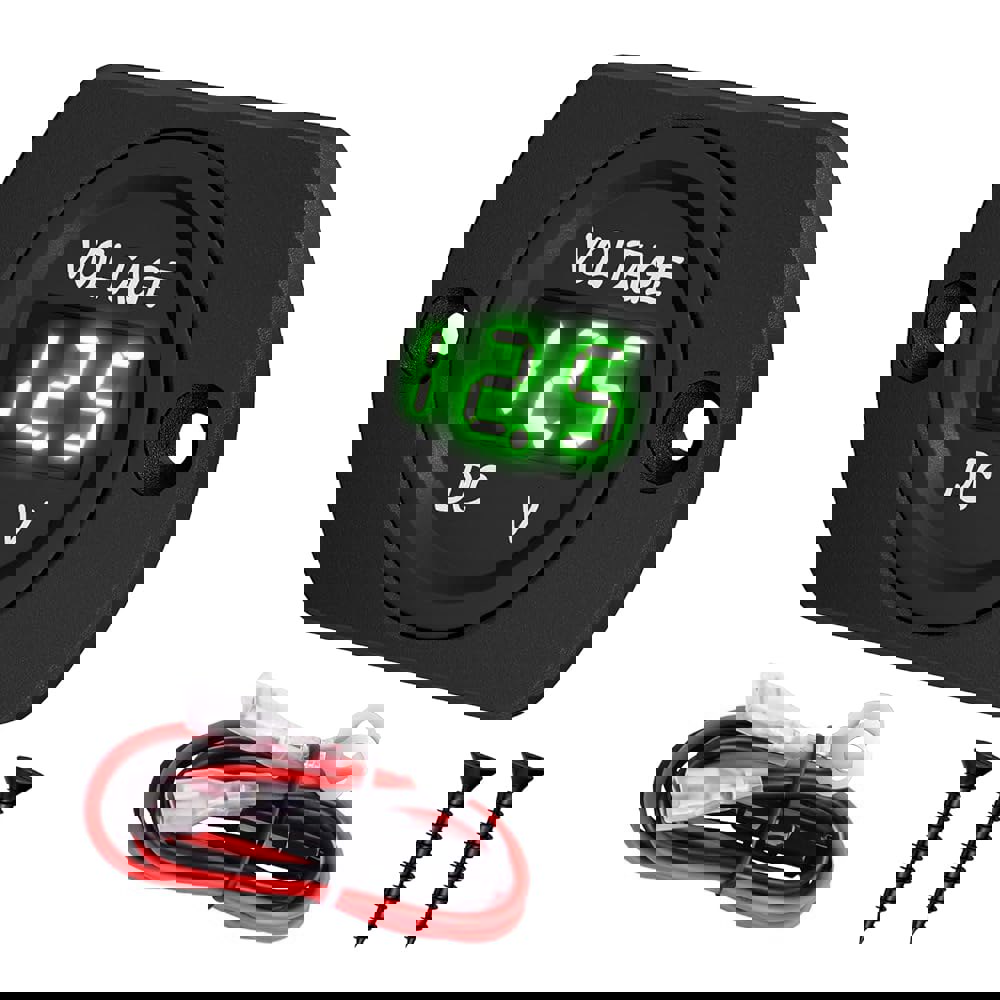 다이어텍 전압계 12V 적색 방수 게이지 24V 36V 디지털 디스플레이 ATV 보트 마린용 44,800원