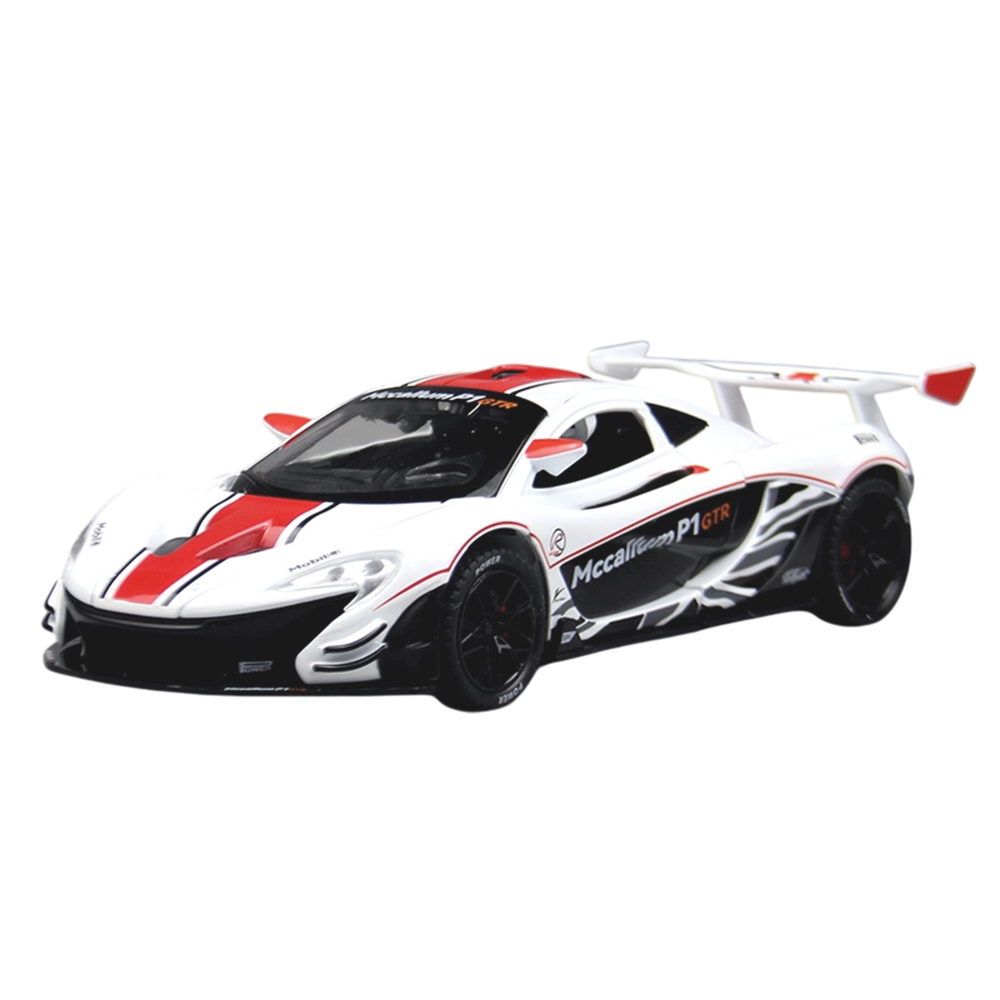 마이카 다이캐스트 금속 1:22 맥라렌 P1 GTR 모델 자동차 모형 피규어 장식, 1개, 01.화이트 39,800원