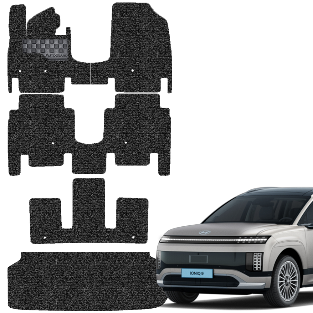 오토가드 체커보드 와이드 발판 자동차 코일매트 확장형 1열 + 2열 +3열 + 기본트렁크 풀세트 108,000원