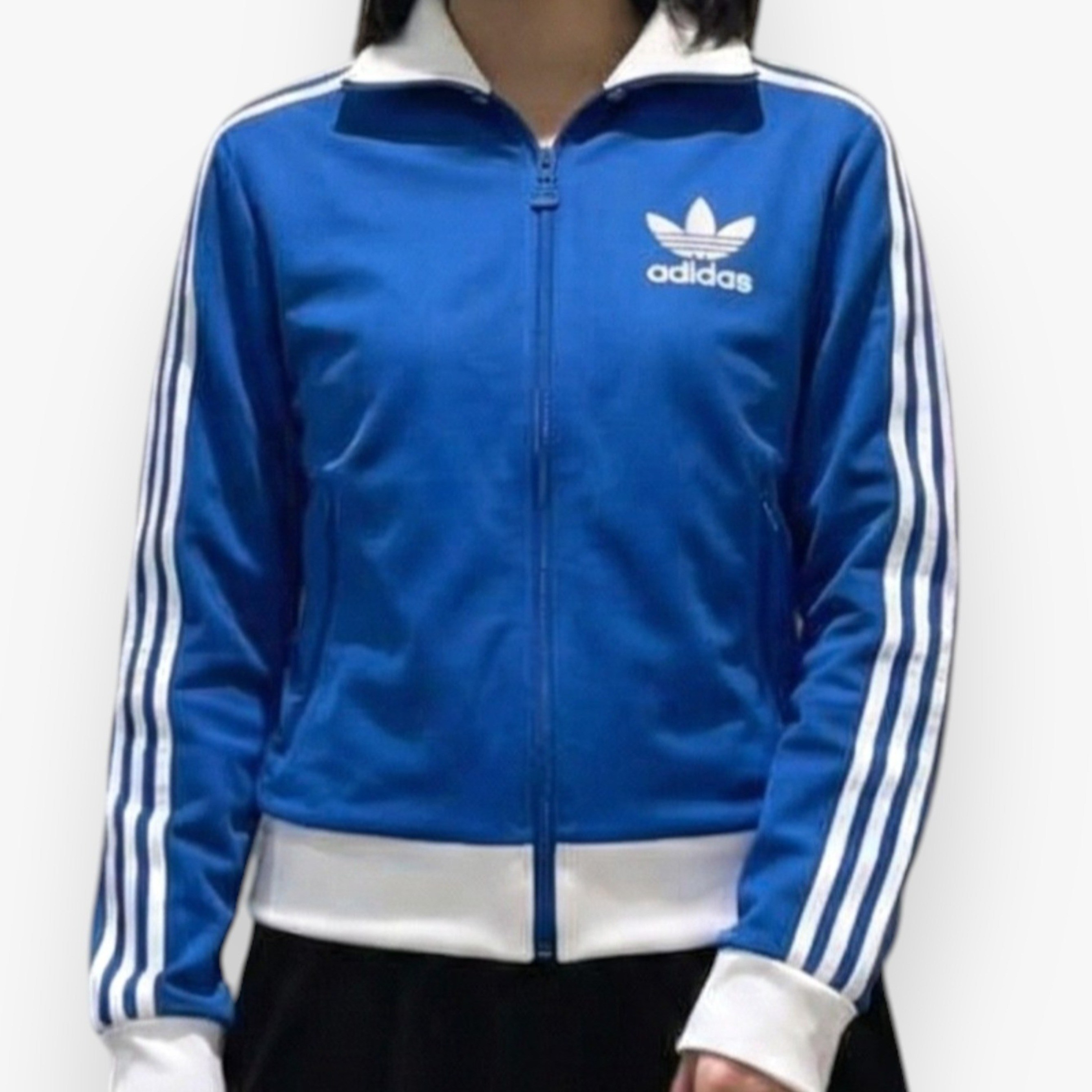 아디다스 베켄바우어 클래식 트랙탑 시그니처블루 여성용 우먼스 아시안핏 74,000원