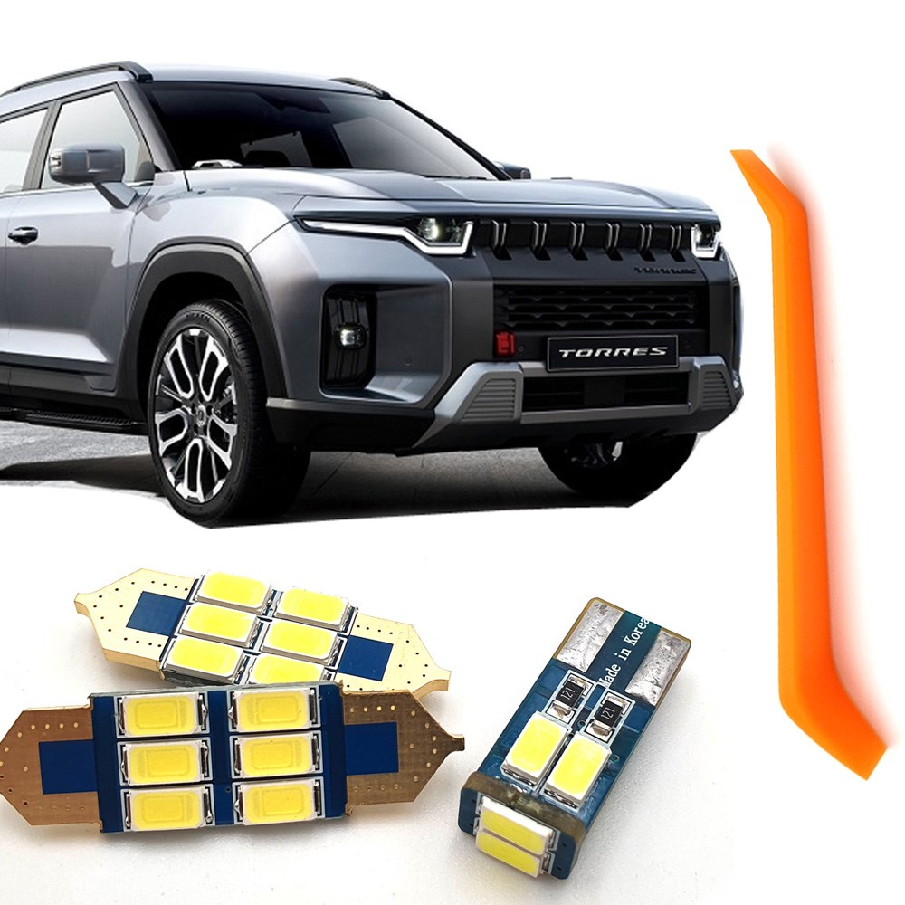 기어가 LED 풀세트 토레스 (22년~현재) 글러브박스 번호판등 리무버 5,250원