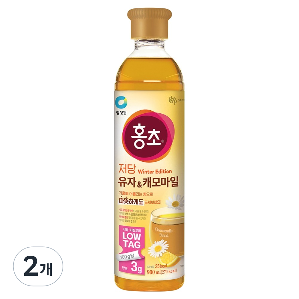 홍초 저당 유자 앤 캐모마일 15,020원